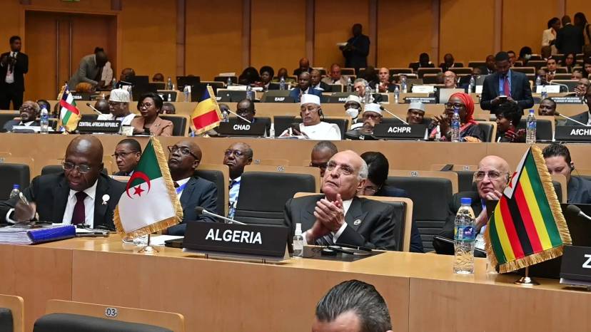 Minister Attaf attends the opening of the 44th Ordinary Session of the Executive Council of the AU