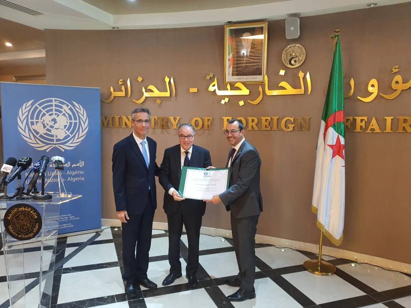 Argelia recibe un certificado de registro de opinión en la lista del Patrimonio Mundial Inmaterial de la Humanidad