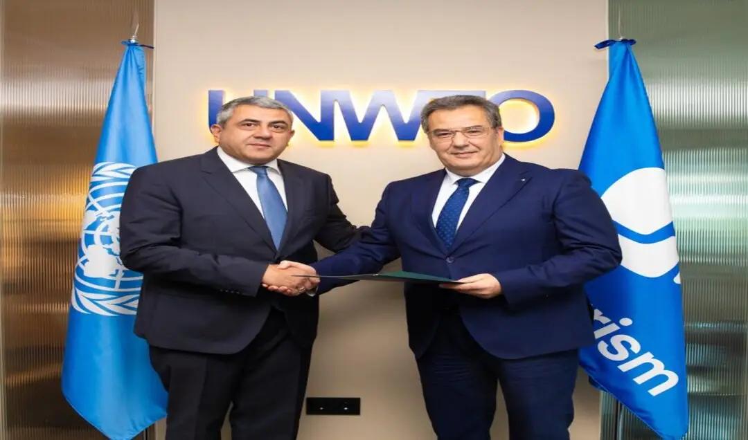 سعادة سفير الجزائر بإسبانيا يقدم أوراق اعتماده للأمين العام لمنظمة الأمم المتحدة للسياحة