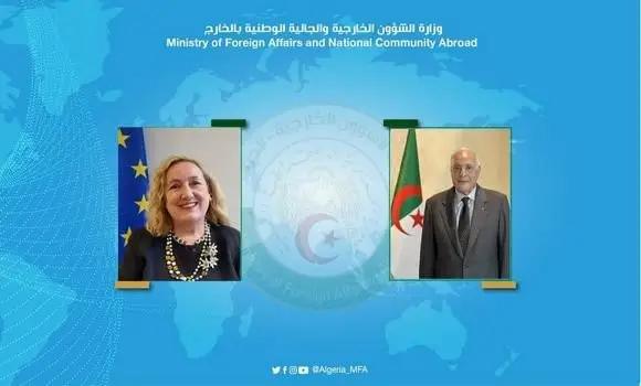 Minister Attaf receives phone call from EU special representative for Sahel