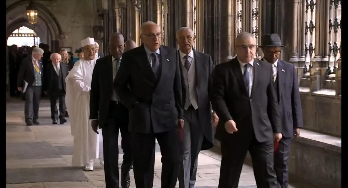 El Sr. Ataf representa al presidente Tebboune en la ceremonia de coronación del rey Carlos III