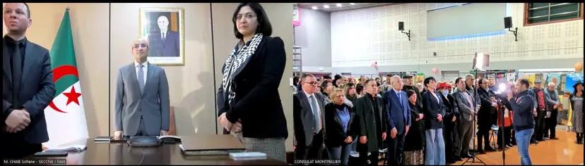 El Sr. Chaib participa en la celebración conmemorativa del Año Nuevo Amazigh 2976, organizada por el consulado de Argelia en Montpellier, mediante videoconferencia.